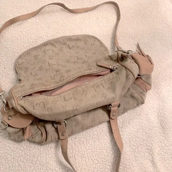 Lui Jo | Slouchy Beige Handbag Pink Interior Soft - Picture 3 of 12